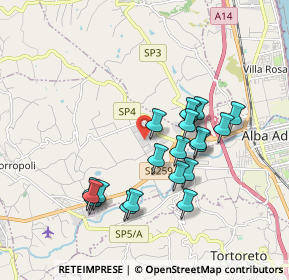 Mappa Via Niccolò Copernico, 64013 Corropoli TE, Italia (1.7695)