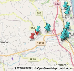 Mappa Via Niccolò Copernico, 64013 Corropoli TE, Italia (2.61438)