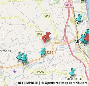 Mappa Via Niccolò Copernico, 64013 Corropoli TE, Italia (3.21667)
