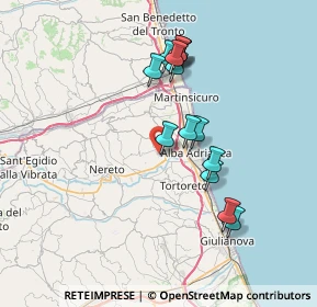 Mappa Via Niccolò Copernico, 64013 Corropoli TE, Italia (6.86071)