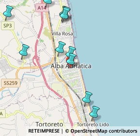 Mappa Via Benedetto Croce, 64011 Alba Adriatica TE, Italia (2.39545)
