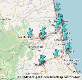 Mappa Via bonifica del, 64010 Ancarano TE, Italia (15.86556)