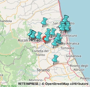 Mappa Via bonifica del, 64010 Ancarano TE, Italia (11.2575)