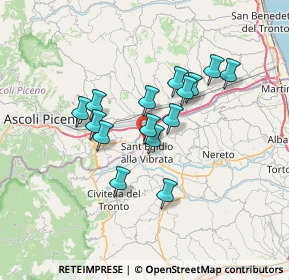 Mappa Via bonifica del, 64010 Ancarano TE, Italia (5.714)