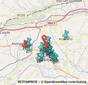 Mappa Via bonifica del, 64010 Ancarano TE, Italia (1.447)