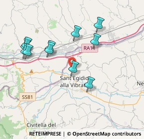 Mappa Via bonifica del, 64010 Ancarano TE, Italia (3.98455)