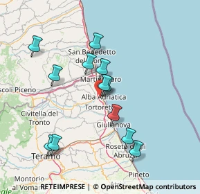 Mappa Via I Maggio, 64011 Alba Adriatica TE, Italia (14.49167)