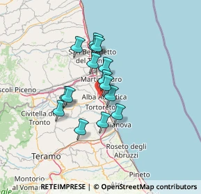 Mappa Via I Maggio, 64011 Alba Adriatica TE, Italia (10.28467)
