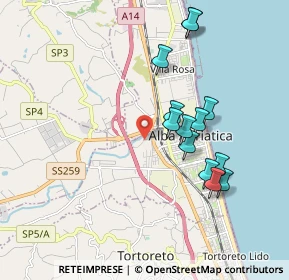 Mappa Via I Maggio, 64011 Alba Adriatica TE, Italia (1.86)
