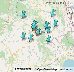 Mappa Via San Rocco, 58037 Santa Fiora GR, Italia (10.85533)