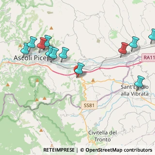 Mappa Viale Assisi, 63084 Ascoli Piceno AP, Italia (5.15917)