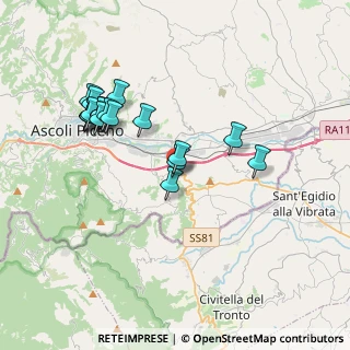 Mappa Piazza Don Giovanni Bosco, 63084 Folignano AP, Italia (3.88421)