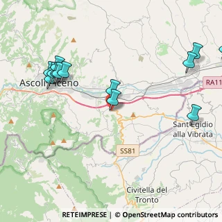 Mappa Piazza Don Giovanni Bosco, 63084 Folignano AP, Italia (5.22923)
