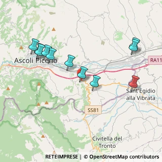 Mappa Viale Assisi, 63084 Ascoli Piceno AP, Italia (4.35909)