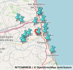 Mappa Via delle Industrie, 64013 Corropoli TE, Italia (6.33467)