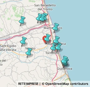 Mappa Via delle Industrie, 64013 Corropoli TE, Italia (7.20643)