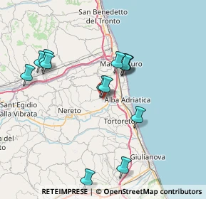 Mappa Via delle Industrie, 64013 Corropoli TE, Italia (7.52)
