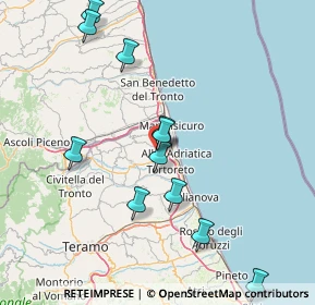 Mappa Via delle Industrie, 64013 Corropoli TE, Italia (22.444)