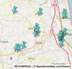 Mappa Via delle Industrie, 64013 Corropoli TE, Italia (2.43353)