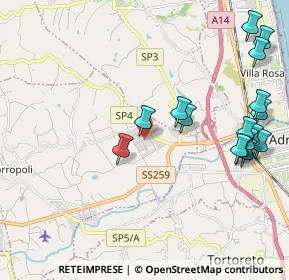 Mappa Via delle Industrie, 64013 Corropoli TE, Italia (2.54313)