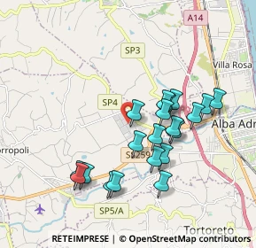 Mappa Via delle Industrie, 64013 Corropoli TE, Italia (1.7875)