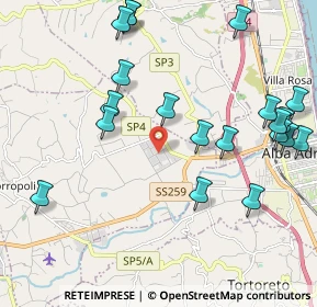 Mappa Via delle Industrie, 64013 Corropoli TE, Italia (2.543)