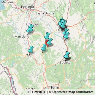 Mappa Via Caldarello, 06030 Bastardo PG, Italia (14.663)
