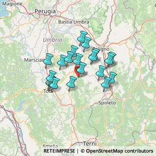 Mappa Via Caldarello, 06030 Giano Dell'umbria PG, Italia (11.029)