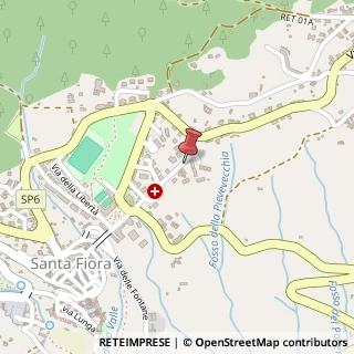 Mappa Via pratesi 2, 58037 Santa Fiora, Grosseto (Toscana)