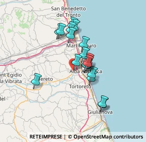 Mappa Via Amerigo Vespucci, 64013 Corropoli TE, Italia (5.78111)