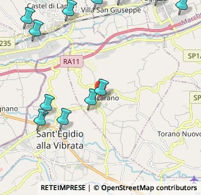 Mappa Via Coste Grandi, 64010 Ancarano TE, Italia (2.95417)