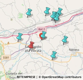 Mappa Via Coste Grandi, 64010 Ancarano TE, Italia (4.11917)