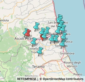 Mappa Via Coste Grandi, 64010 Ancarano TE, Italia (11.25944)