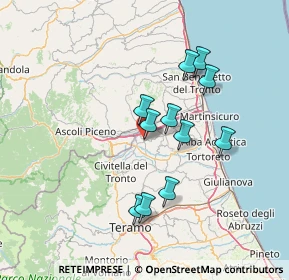Mappa Via Coste Grandi, 64010 Ancarano TE, Italia (12.54545)
