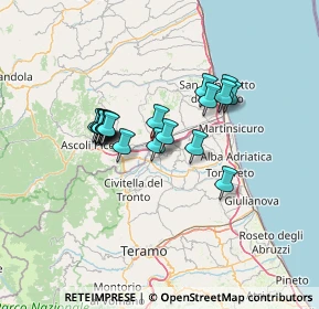 Mappa Via Coste Grandi, 64010 Ancarano TE, Italia (10.9915)