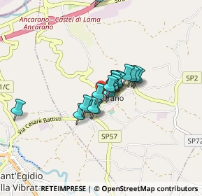 Mappa Via Coste Grandi, 64010 Ancarano TE, Italia (0.526)