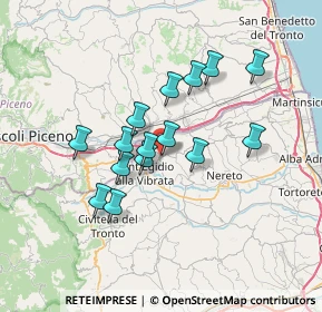 Mappa Via Coste Grandi, 64010 Ancarano TE, Italia (5.89733)