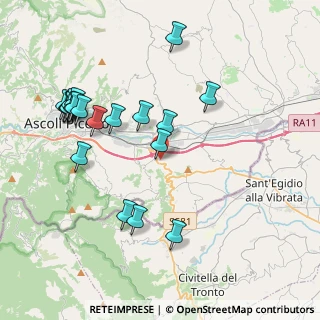 Mappa Via Ischia, 63084 Folignano AP, Italia (4.479)