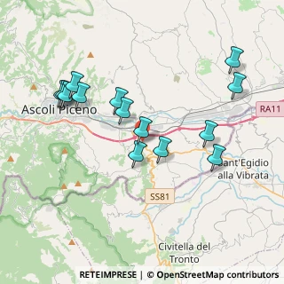 Mappa Via Ischia, 63084 Folignano AP, Italia (4.05)