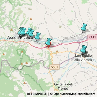 Mappa Via Ischia, 63084 Folignano AP, Italia (5.032)