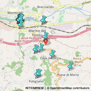 Mappa Via Ischia, 63084 Folignano AP, Italia (1.346)