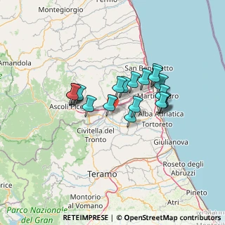 Mappa Via Fermo, 64010 Ancarano TE, Italia (11.2215)