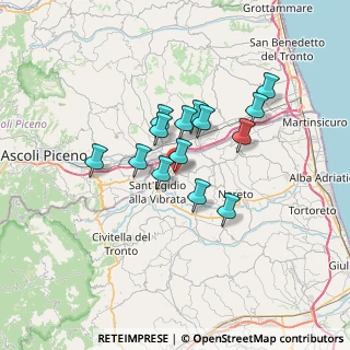 Mappa Via Fermo, 64010 Ancarano TE, Italia (5.31429)