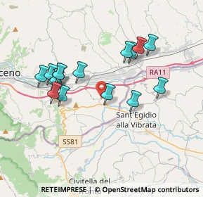Mappa 63085 Maltignano AP, Italia (3.65375)