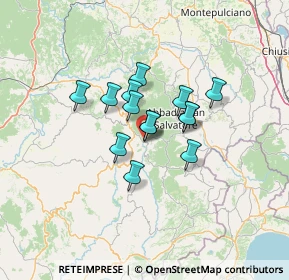 Mappa 58037 Santa Fiora GR, Italia (9.05929)