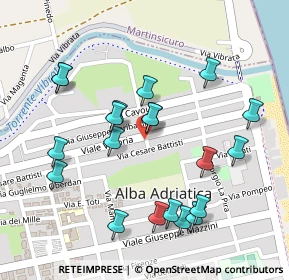 Mappa Via Zara, 64011 Alba Adriatica TE, Italia (0.261)
