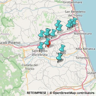 Mappa Ancarano, 64010 Madonna della Carità TE, Italia (6.08)