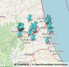 Mappa Ancarano, 64010 Madonna della Carità TE, Italia (11.9845)