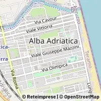 Mapa Alba Adriatica