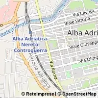 Map Alba Adriatica